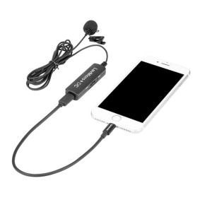 میکروفون یقه ای با سیم سارامونیک مدل LavMicro+ DC رابط Type-C - Lightning - USB